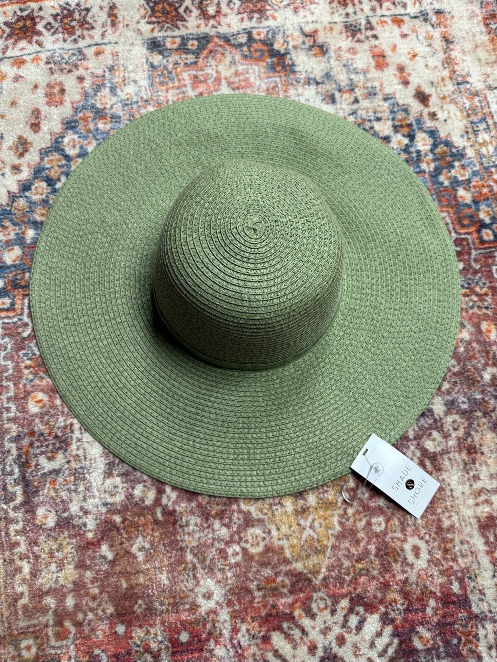 Target Shade & Shore Olive Green Wide Brim Sun Hat NWT - Picture 3 of 7